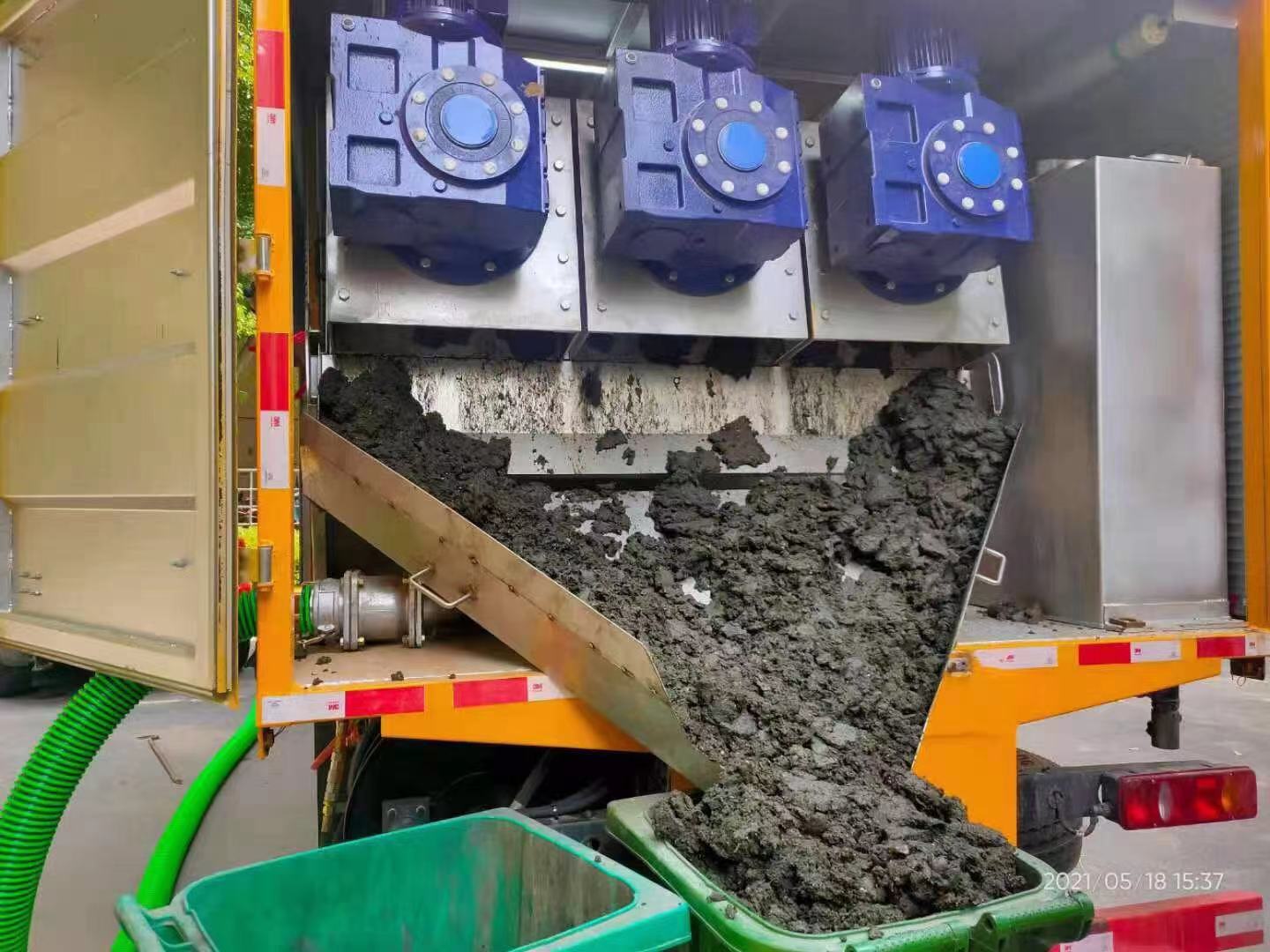 石楼化粪池清掏城市维护站-泥浆净化干湿分离处理